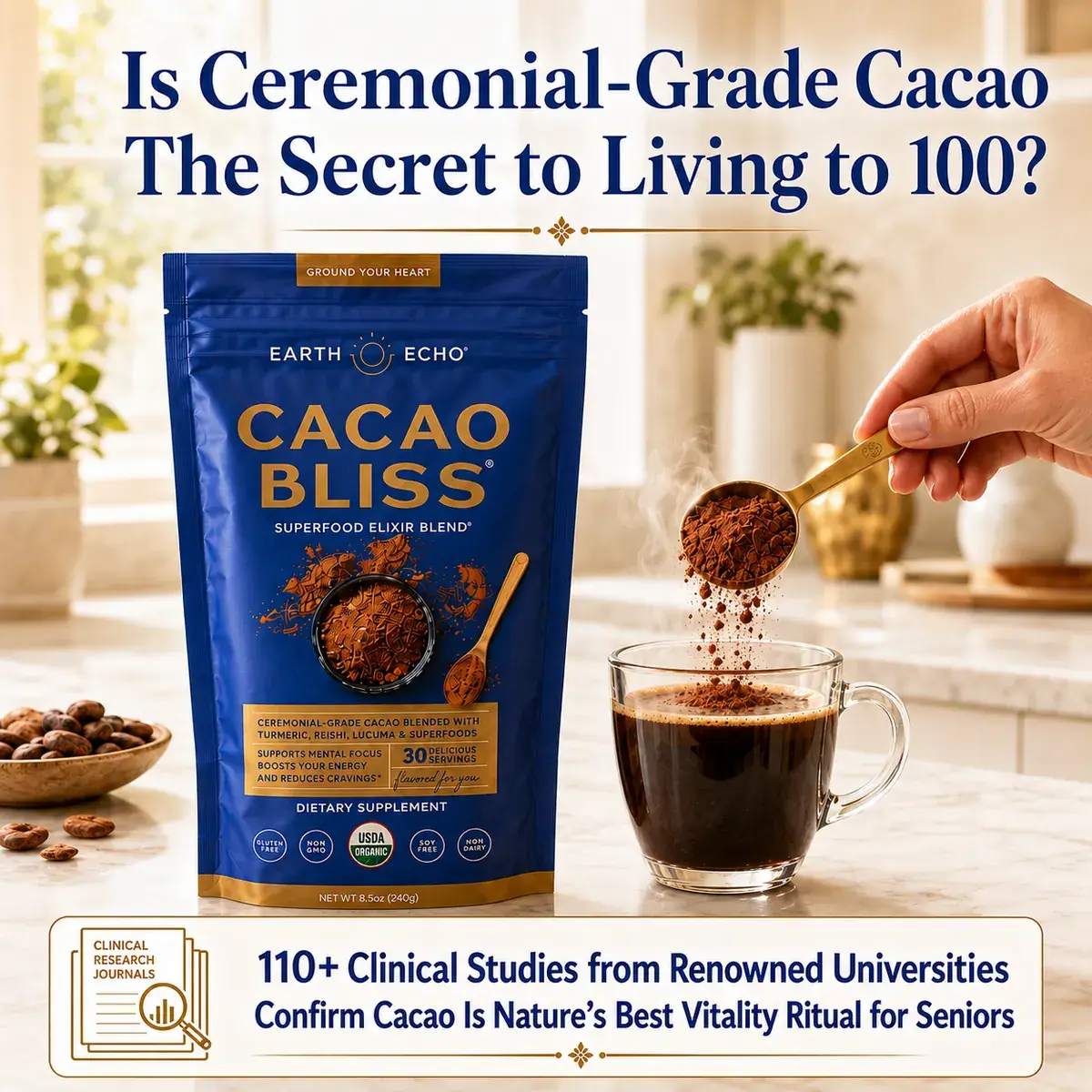 Is ceremonial-grade cacao the secret to living to 100?
